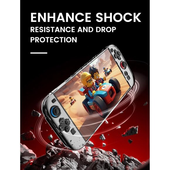 Protective Split Case for Nintendo Switch 2 (2025) Console/JoyCon kickstand - Picture 4 of 7